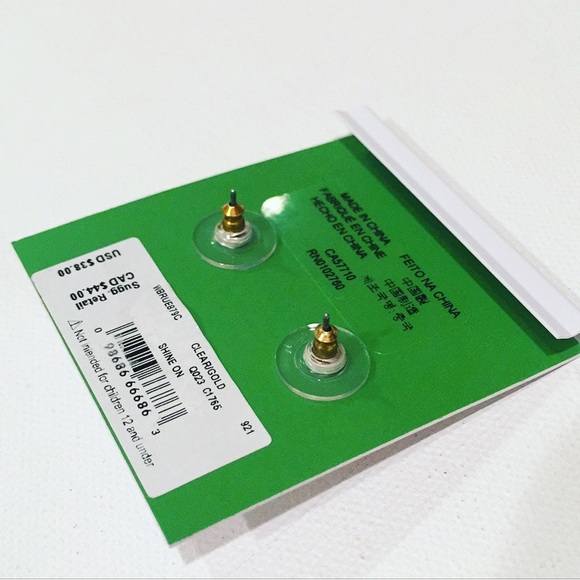 Last Pair! 💎Host Pick💎NWT Kate ♠️ Teardrop Studs - Picture 5 of 8